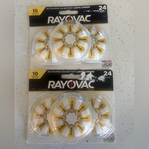 Rayovac No Hearing Aid Batteries 24 Pack